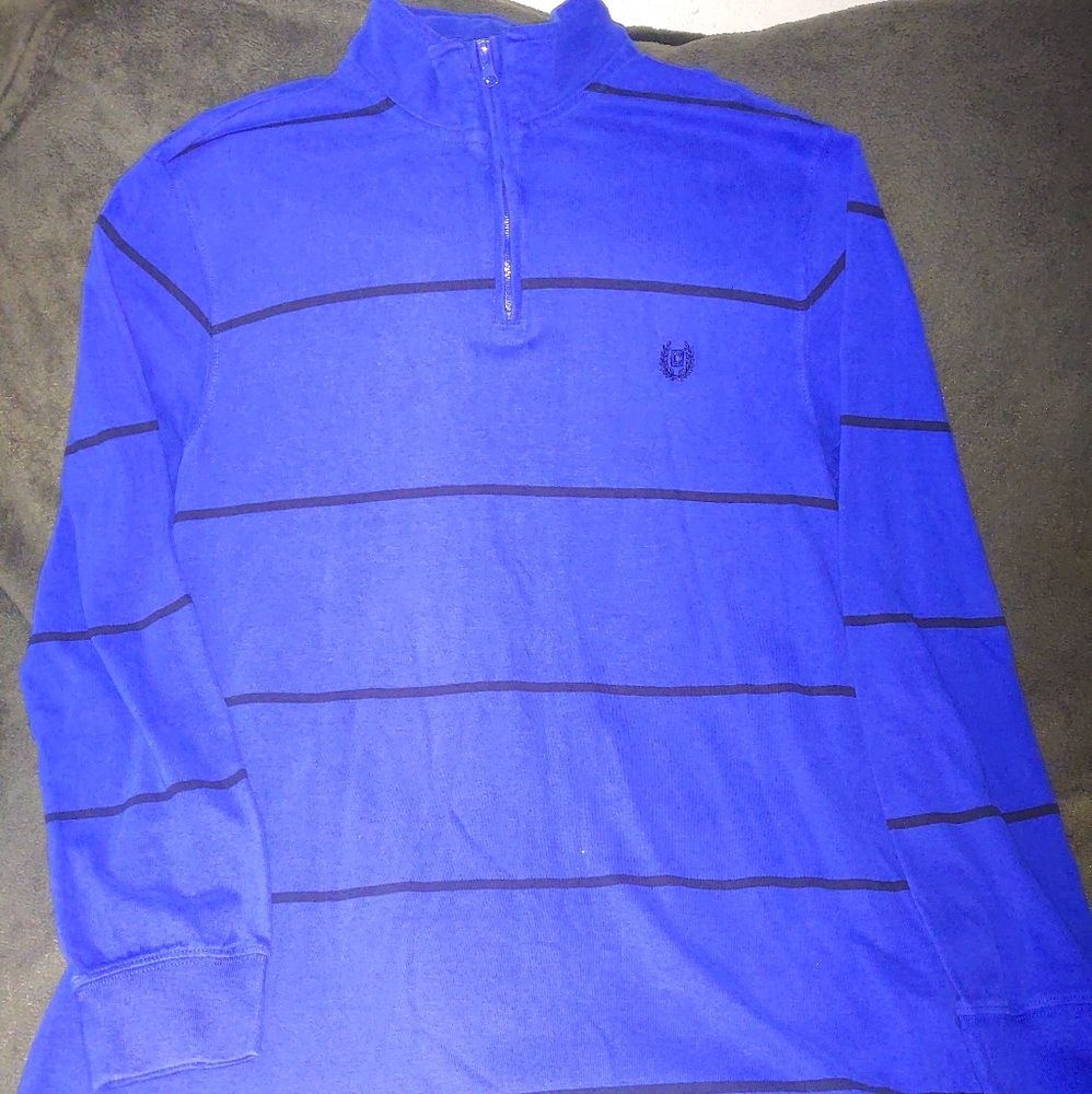 Chap's RL OL'SCHOOL HalfZip,LongSleeve.Blue/Black‼️3 for 25‼️